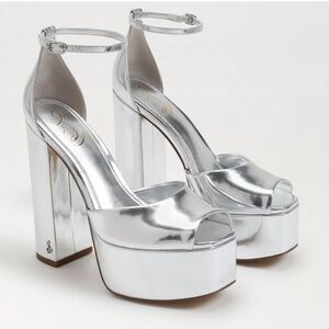 Sam Edelman Size 6 Kori Heels Silver